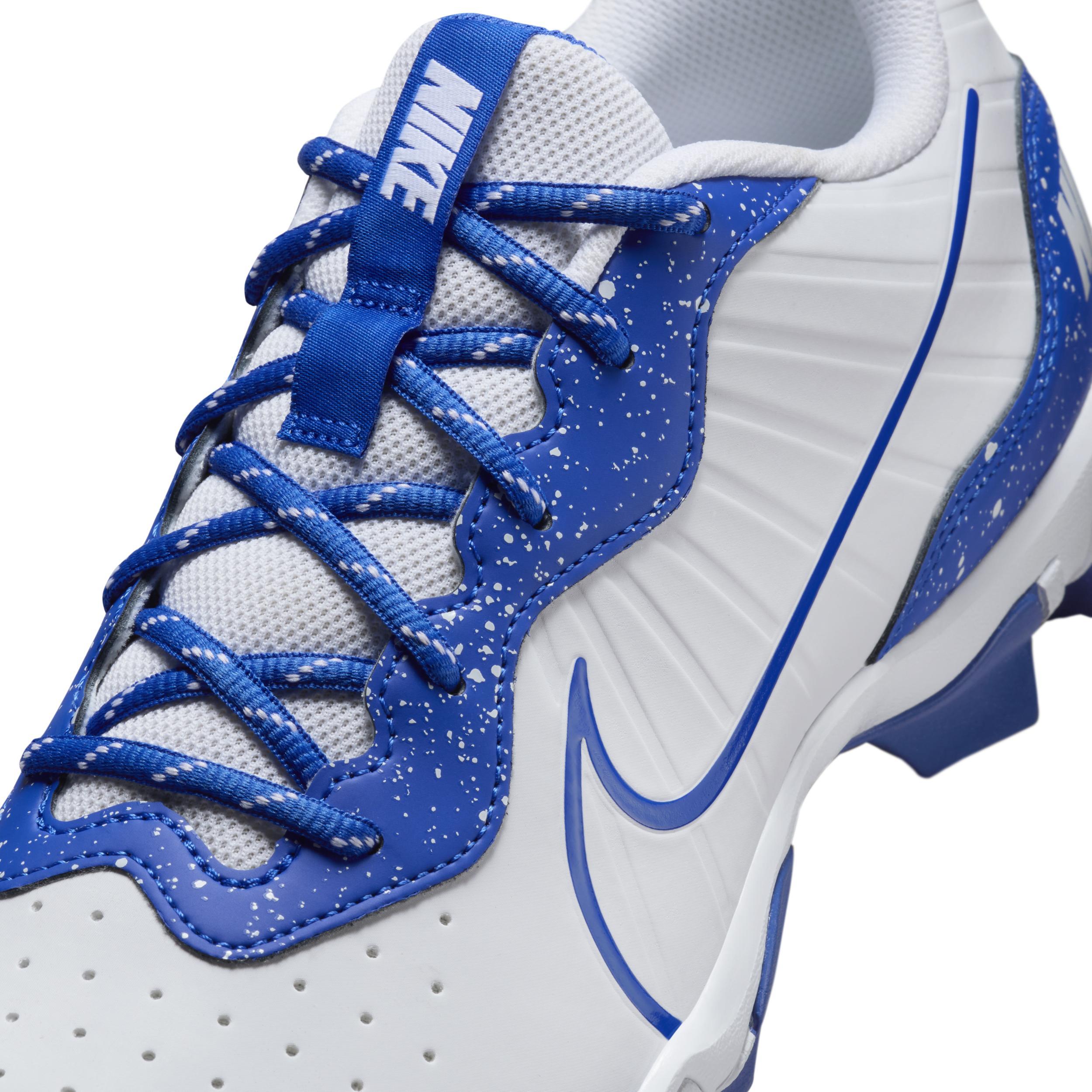 Nike Mens Nike Alpha Huarache 4 Keystone - Mens Baseball Shoes White/Hyper Royal Product Image