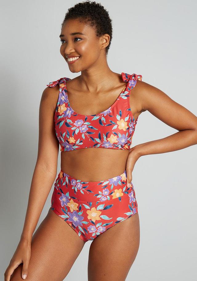 The Clarice High-Waisted Bikini Bottom Product Image