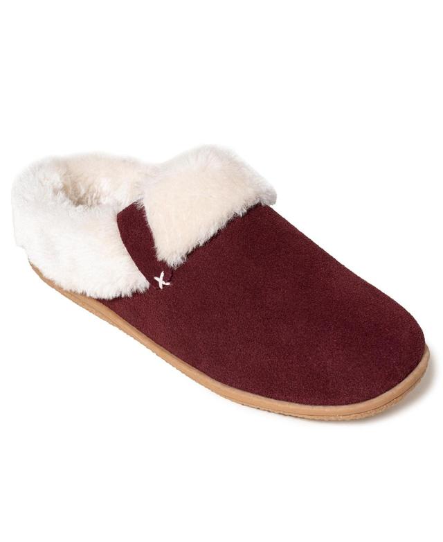 Minnetonka Womens Camp Collar Scuff Slippers Product Image