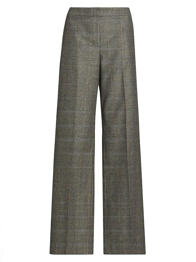 Womens Nemo Plaid Straight-Leg Pants Product Image