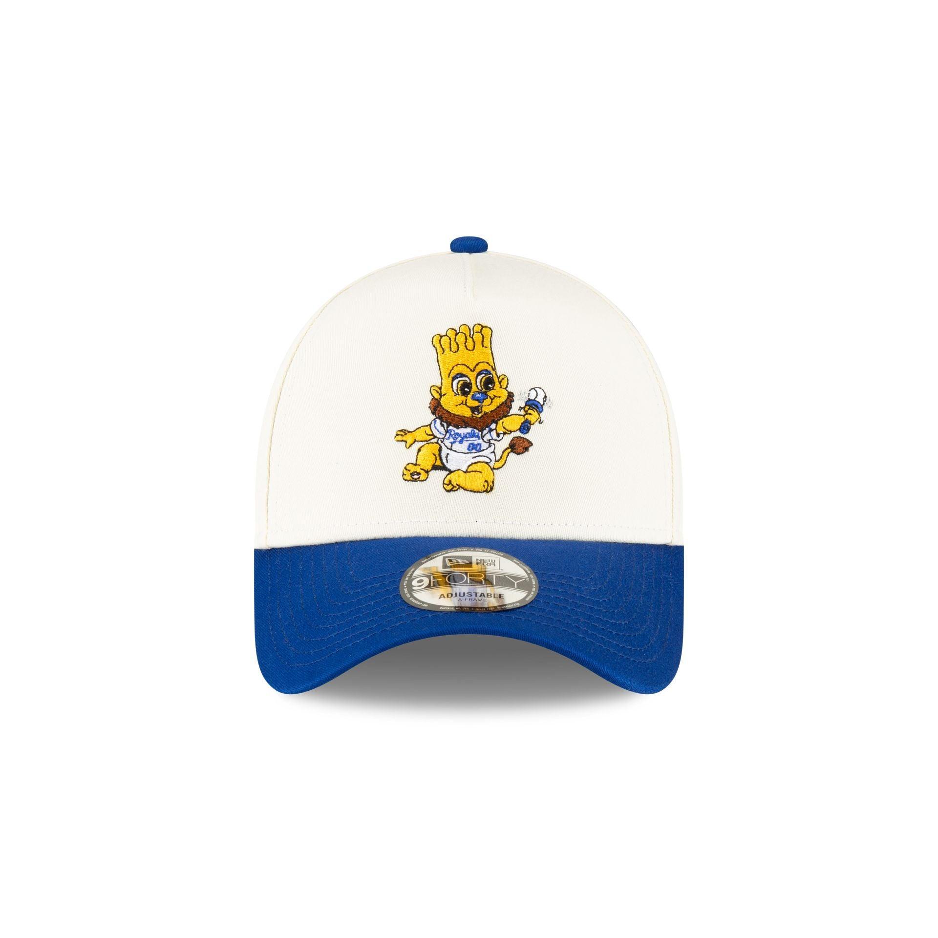 Kansas City Royals Mini Mascot 9FORTY A-Frame Snapback Hat Male Product Image