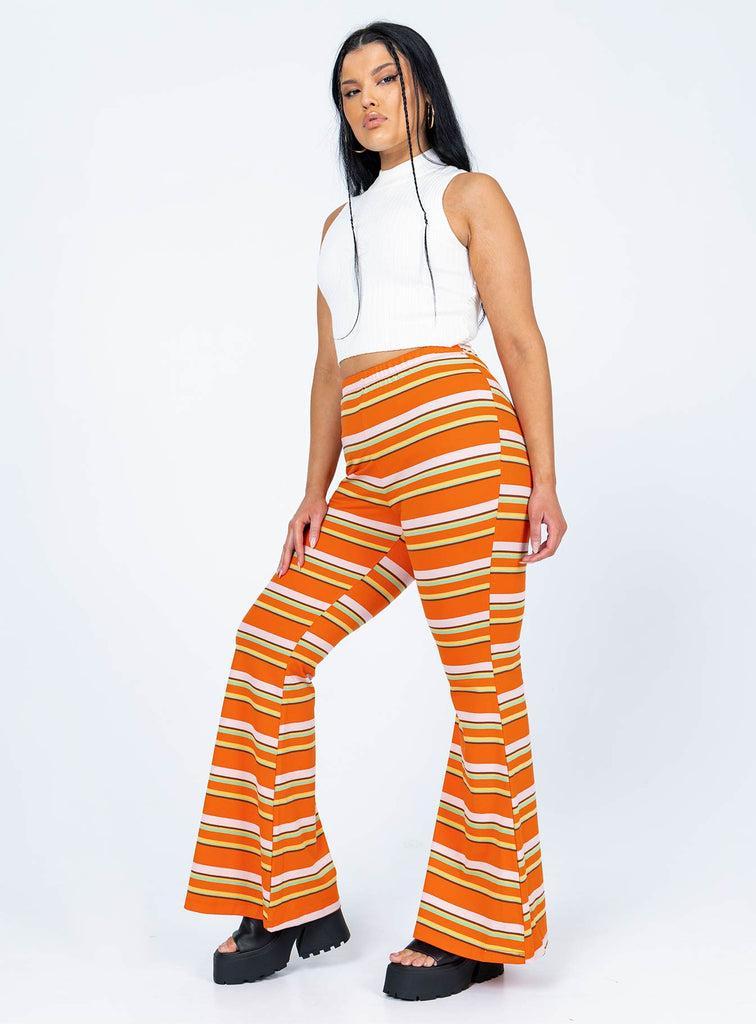 Jackson Knit Pants Orange Product Image