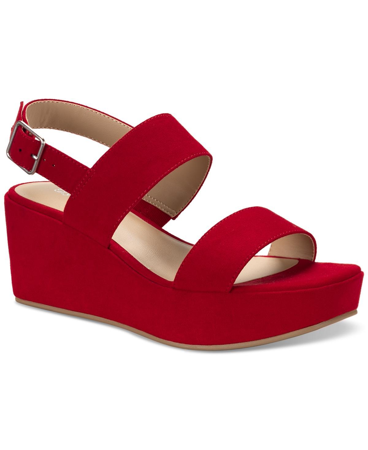 Style & Co Womens Ardenn Double-Strap Wedge Sandals, Created for Macys Product Image