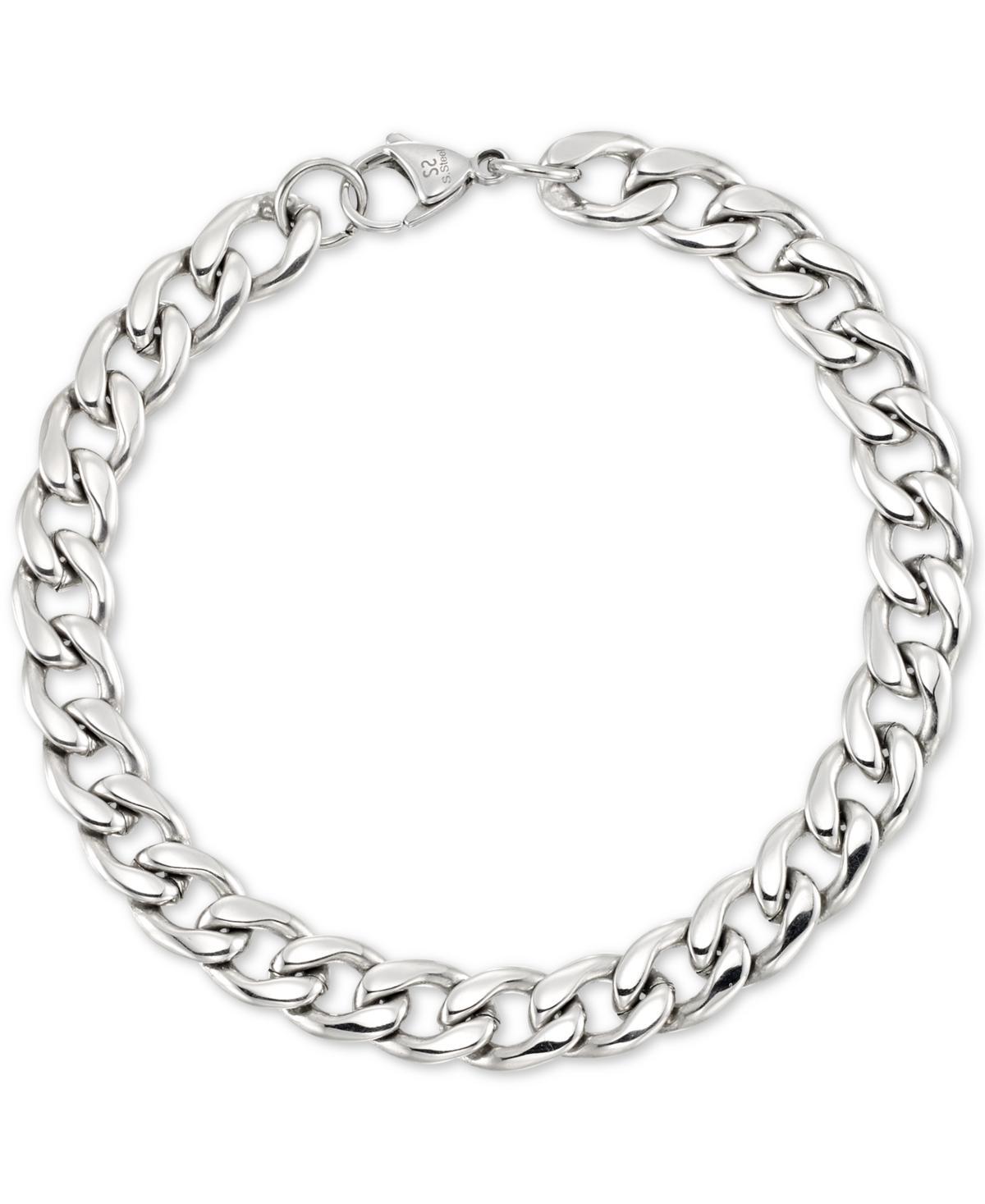 Legacy for Men by Simone I. Smith Curb Chain Bracelet in Stainless Steel Product Image