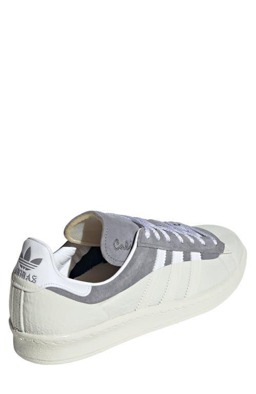 ADIDAS ORIGINALS Campus 80s Cali Dewitt Man Sneakers Grey Size 11.5 Soft Leather In Grey/ftwr White/off White Product Image