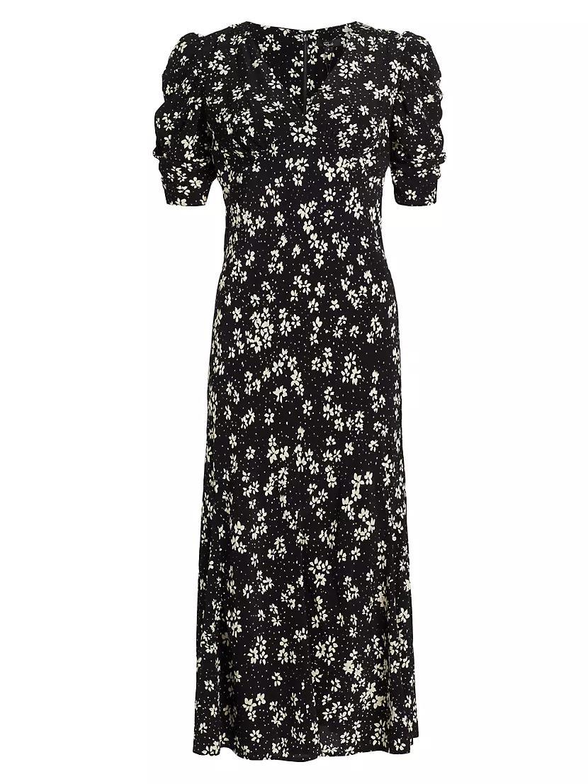 Zariah Floral Midi-Dress Product Image