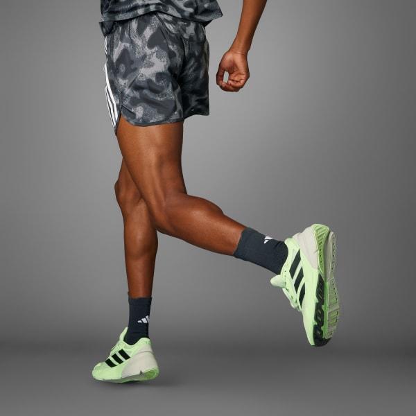 Own the Run 3-Stripes Allover Print Shorts Product Image