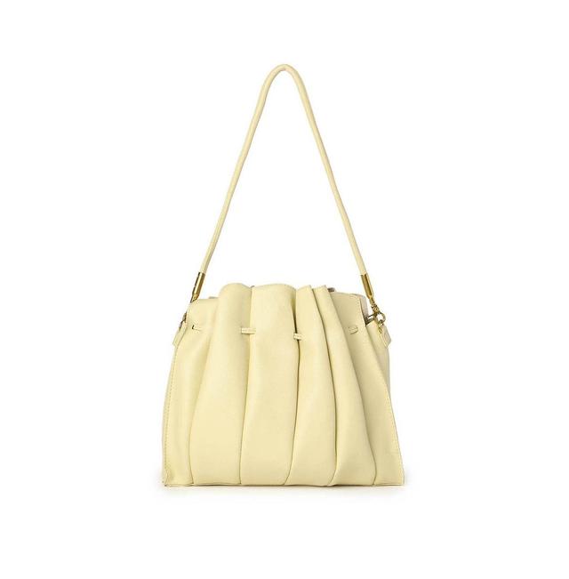 Haute Sauce Womens Ruched Bucket Bag Product Image