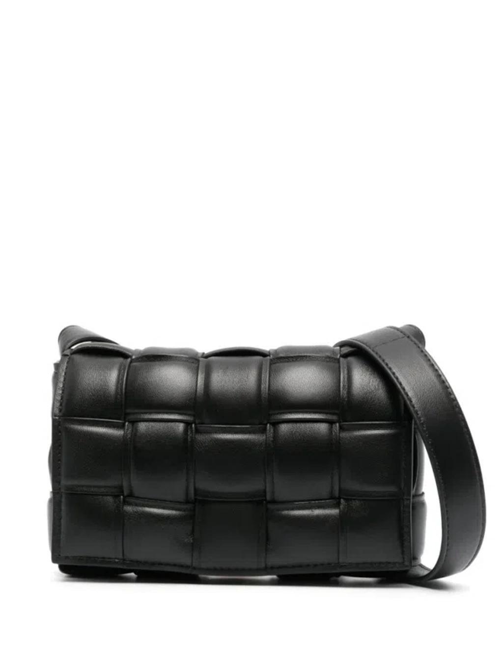 BOTTEGA VENETA Black Leather Shoulder Bag Product Image