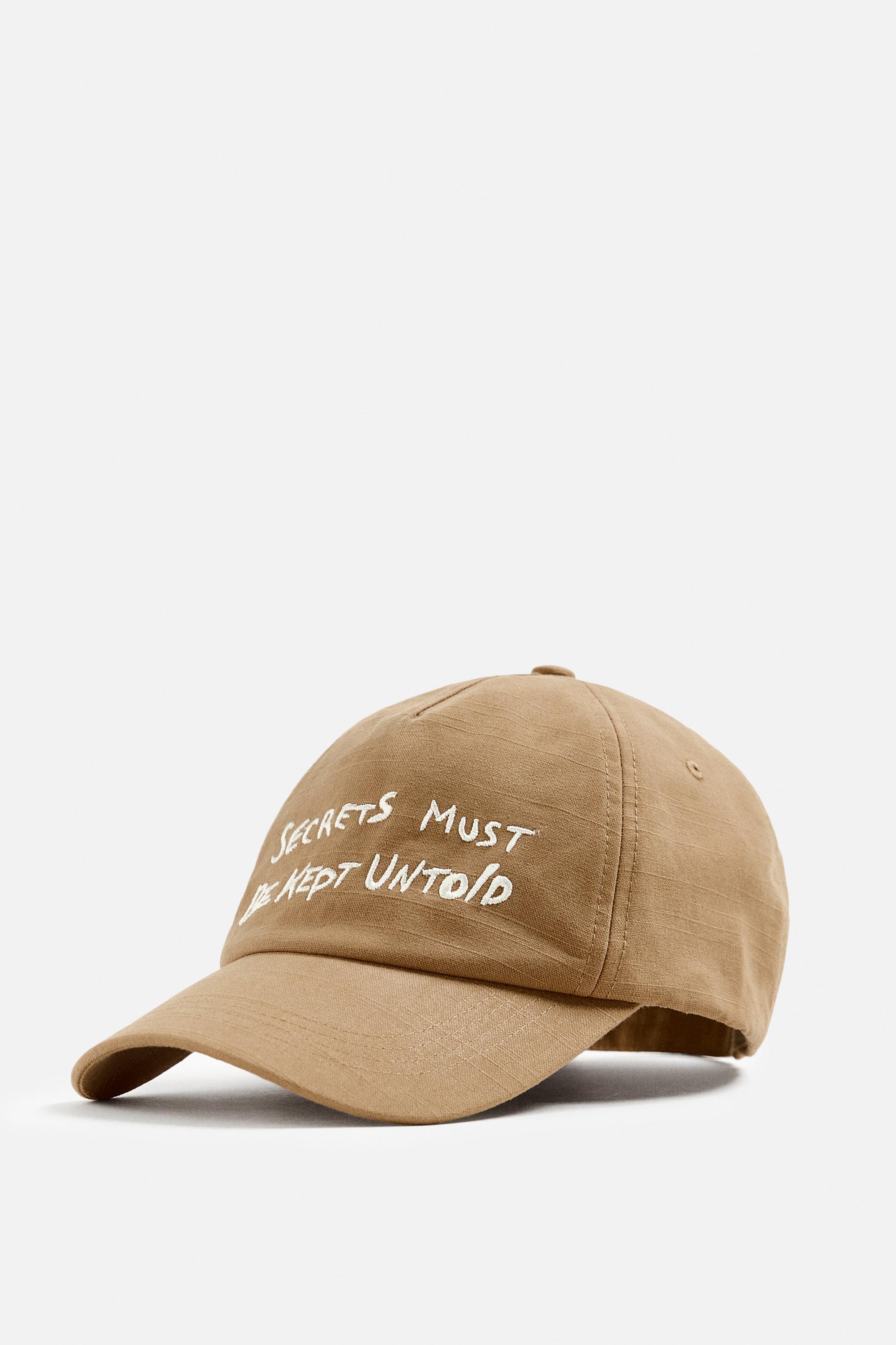 EMBROIDERED TEXT CAP Product Image