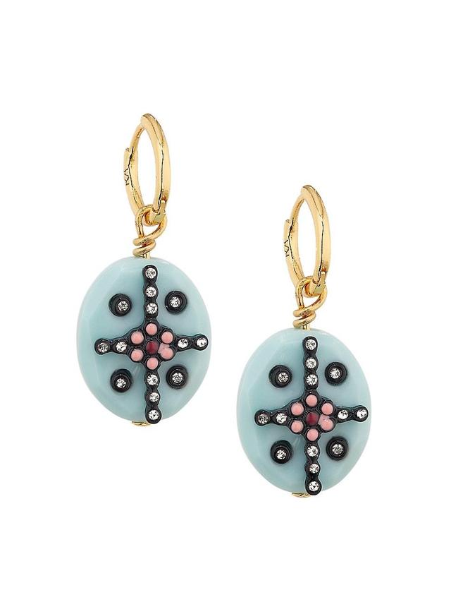 Womens The Bohemians Charmer Goldtone, Reconstituted Stone, Glass & Enamel Drop Earrings Product Image