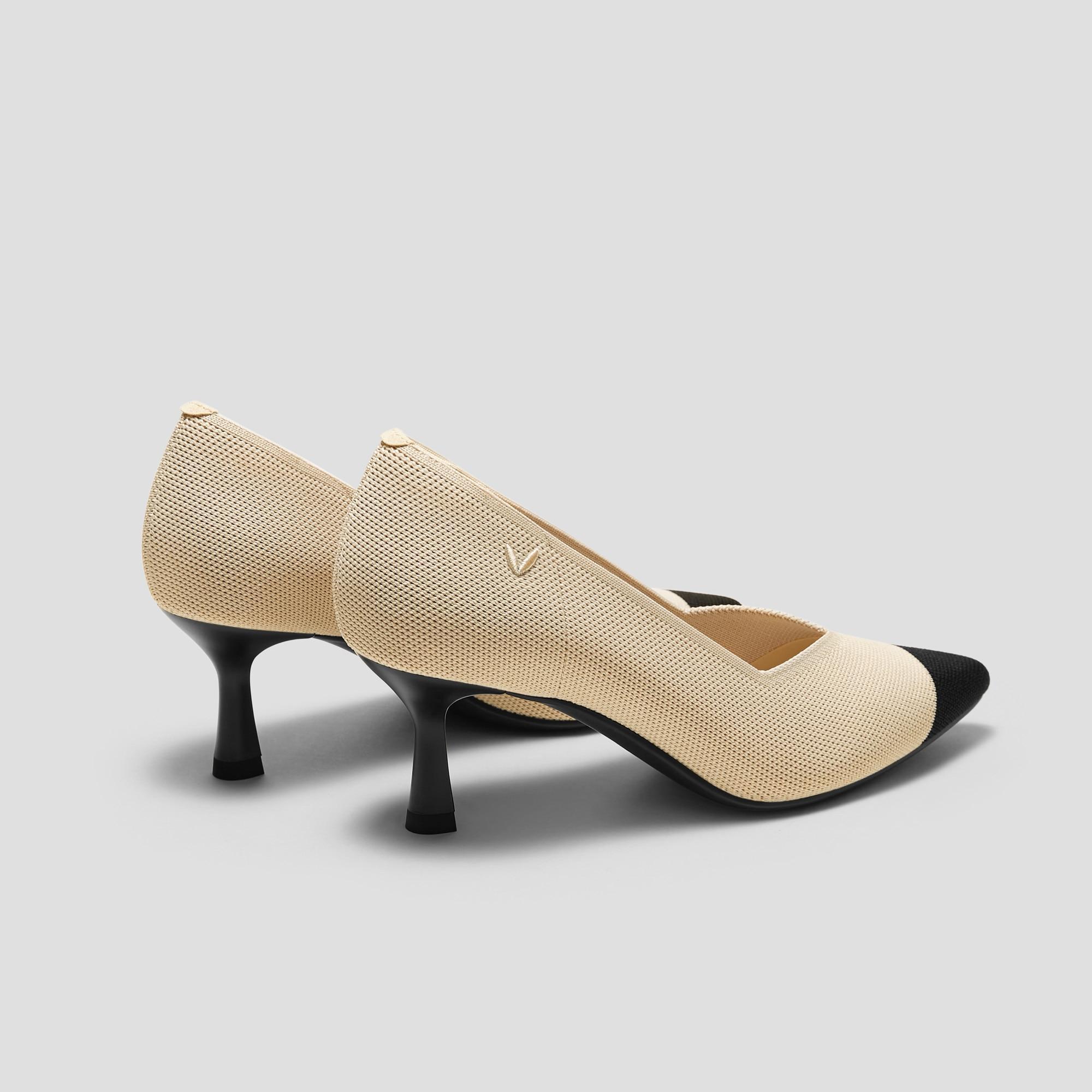 Pointed-Toe Mid Heels (Anna) Product Image