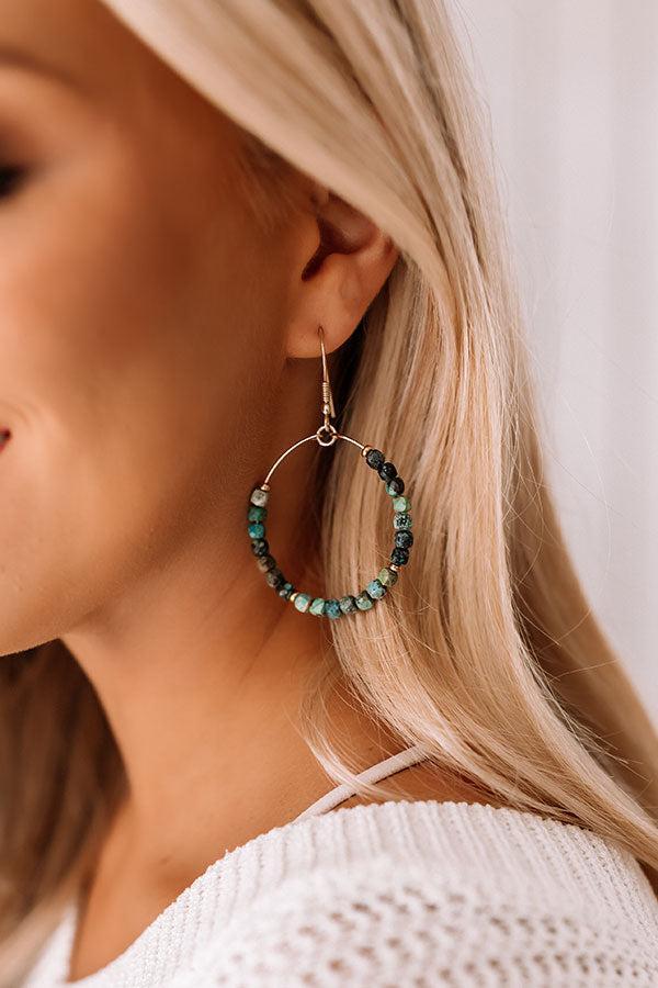 The Chloe 5 Earrings in Ocean Wave Product Image