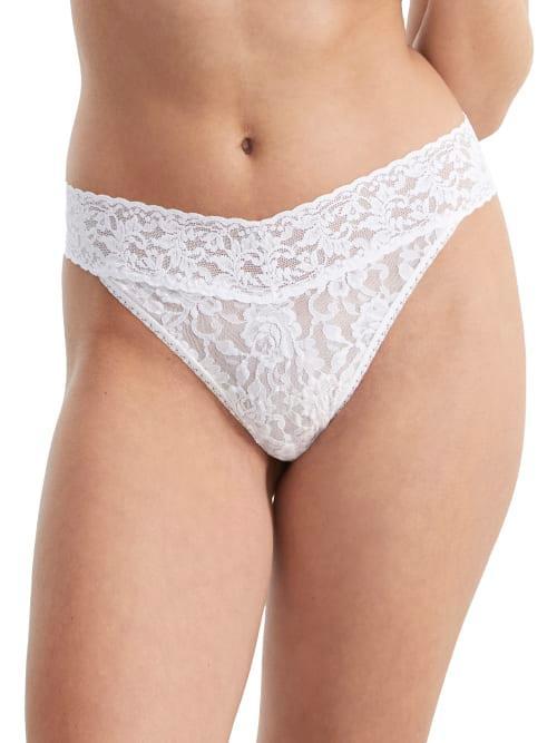 Hanky Panky Womens Daily Lace Original Rise Thong 771101 Product Image