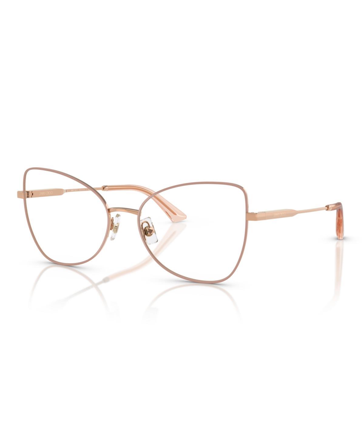 Jimmy Choo Womens Polarized Eyeglasses, JC2006 - Rose Gold/Pink Product Image