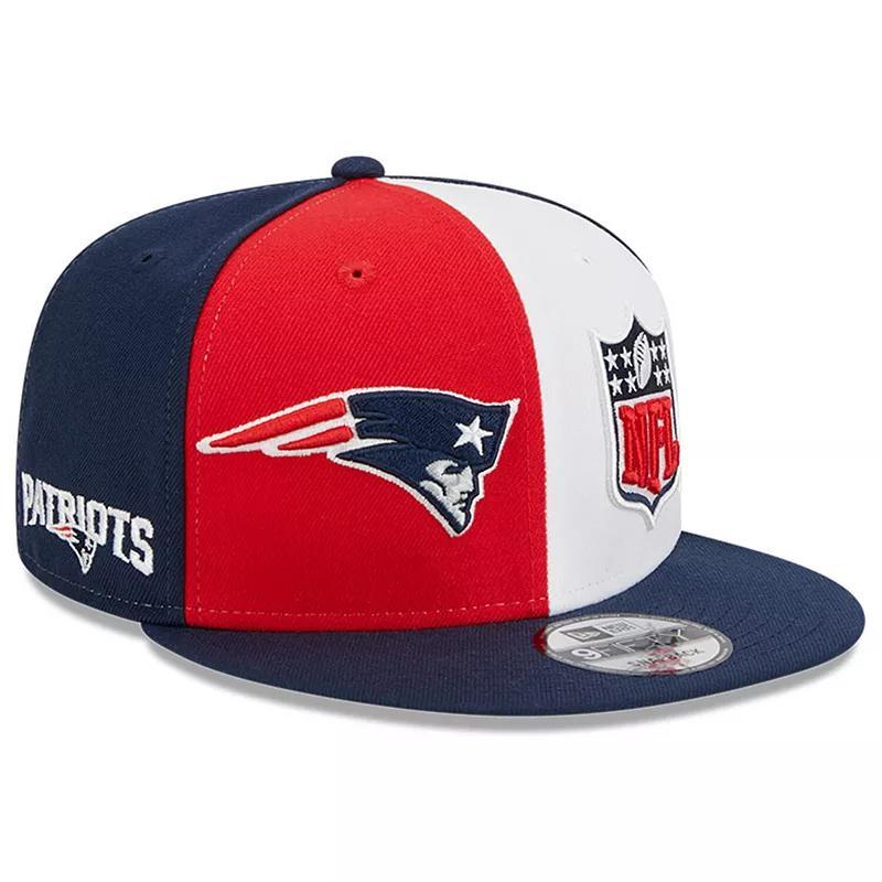 Mens New Era /Navy New England Patriots 2023 Sideline 9FIFTY Snapback Hat Product Image