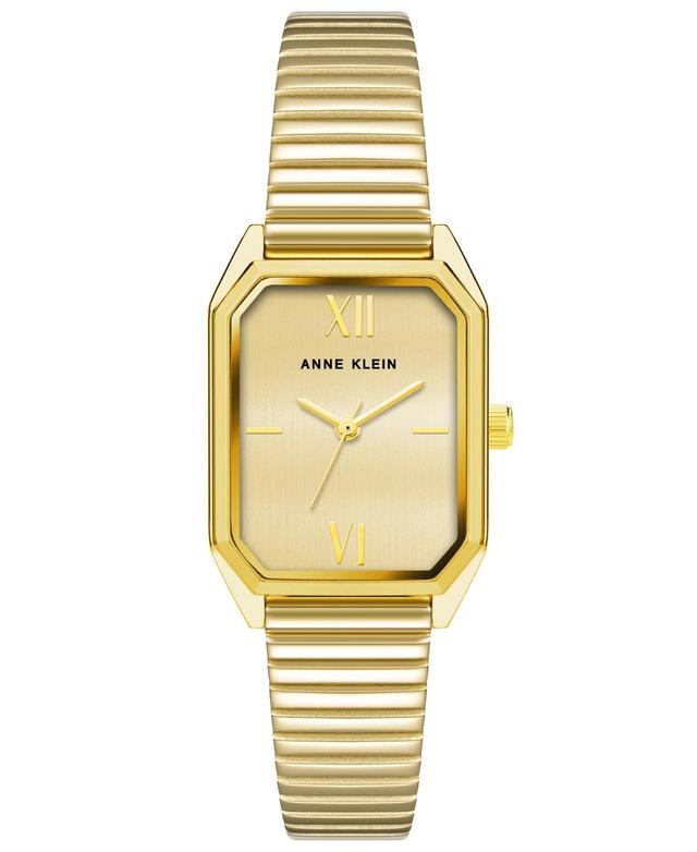 Anne Klein Womens Octagon Gold-Tone Stainless Steel Watch, 35mm Product Image