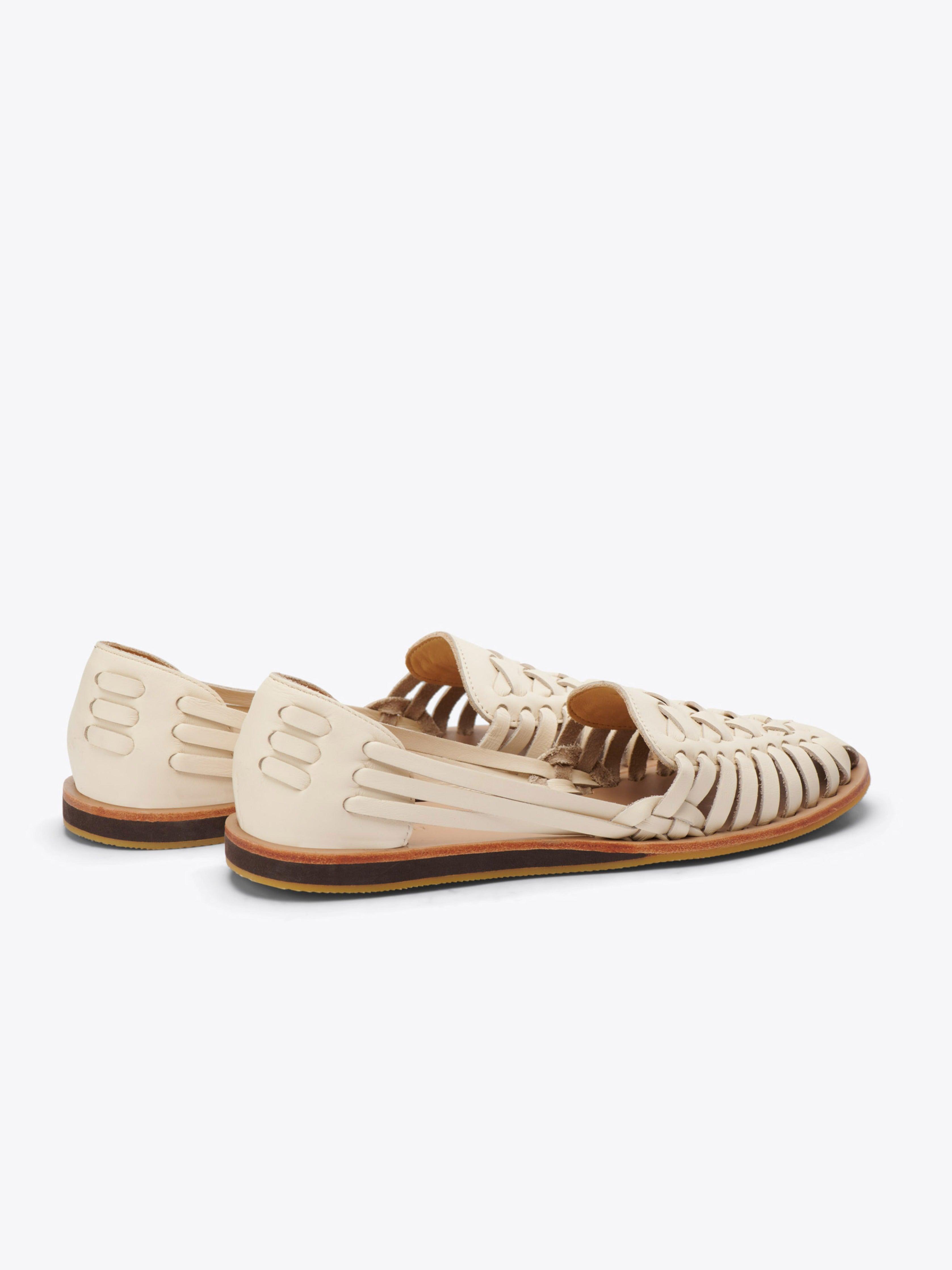 Nisolo Huarache Sandals - Bone Female Product Image