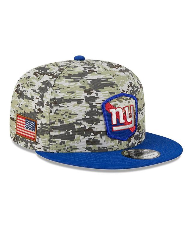 Mens New Era Camo New York Giants 2023 Salute To Service 9FIFTY Snapback Hat - Camo Product Image