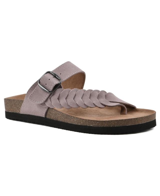 White Mountain Happier Leather) Women's Sandals Product Image