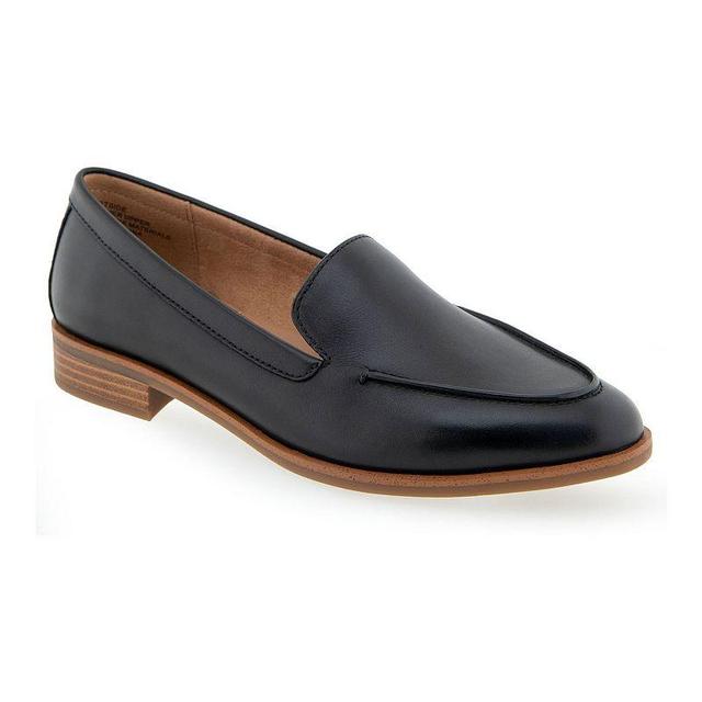 Aerosoles Eastside Womens Dress Loafers Black Product Image