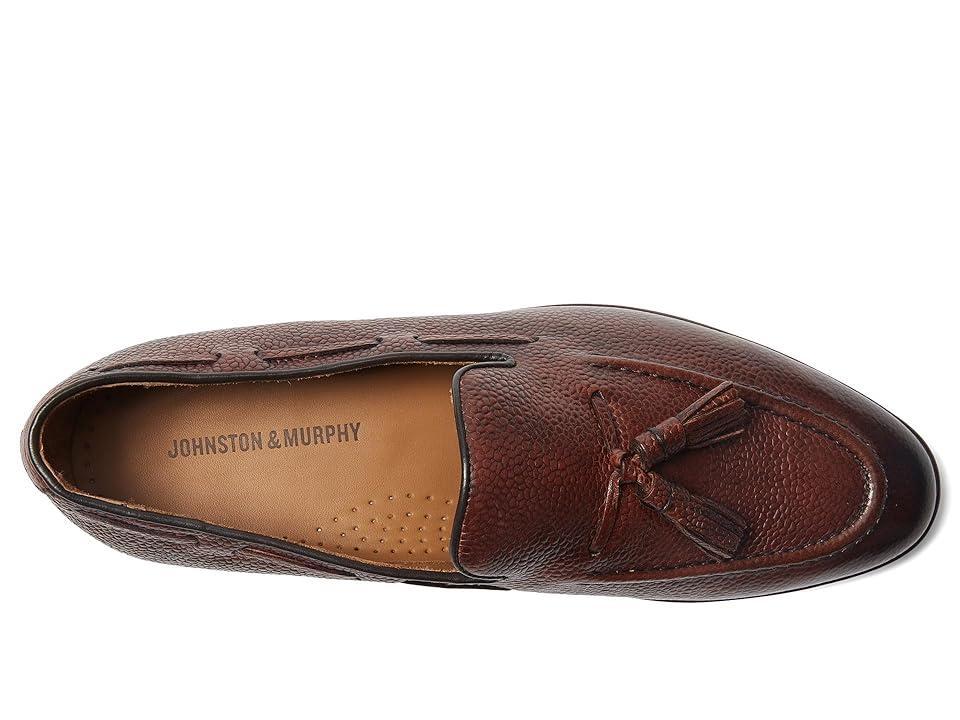 Johnston & Murphy Melton Tassel (Mahagony) Men's Slip-on Dress Shoes Product Image