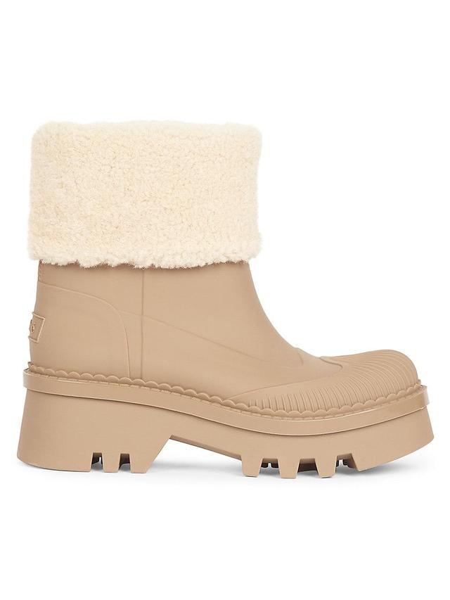 Womens Raina Shearling-Trimmed Ankle Boots Product Image