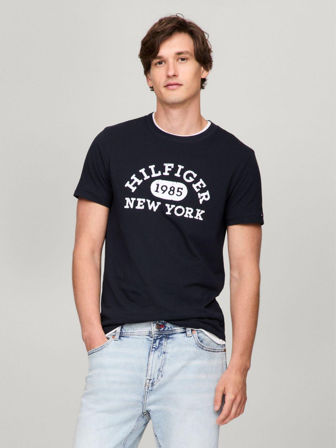 Tommy Hilfiger Men's Varsity Monotype Logo T-Shirt Product Image