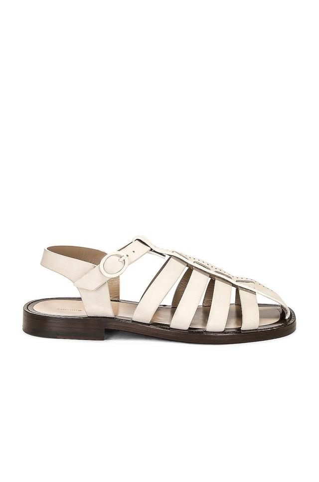 The Row Pablo Sandal in White - White. Size 38 (also in 36.5, 40, 41). Product Image