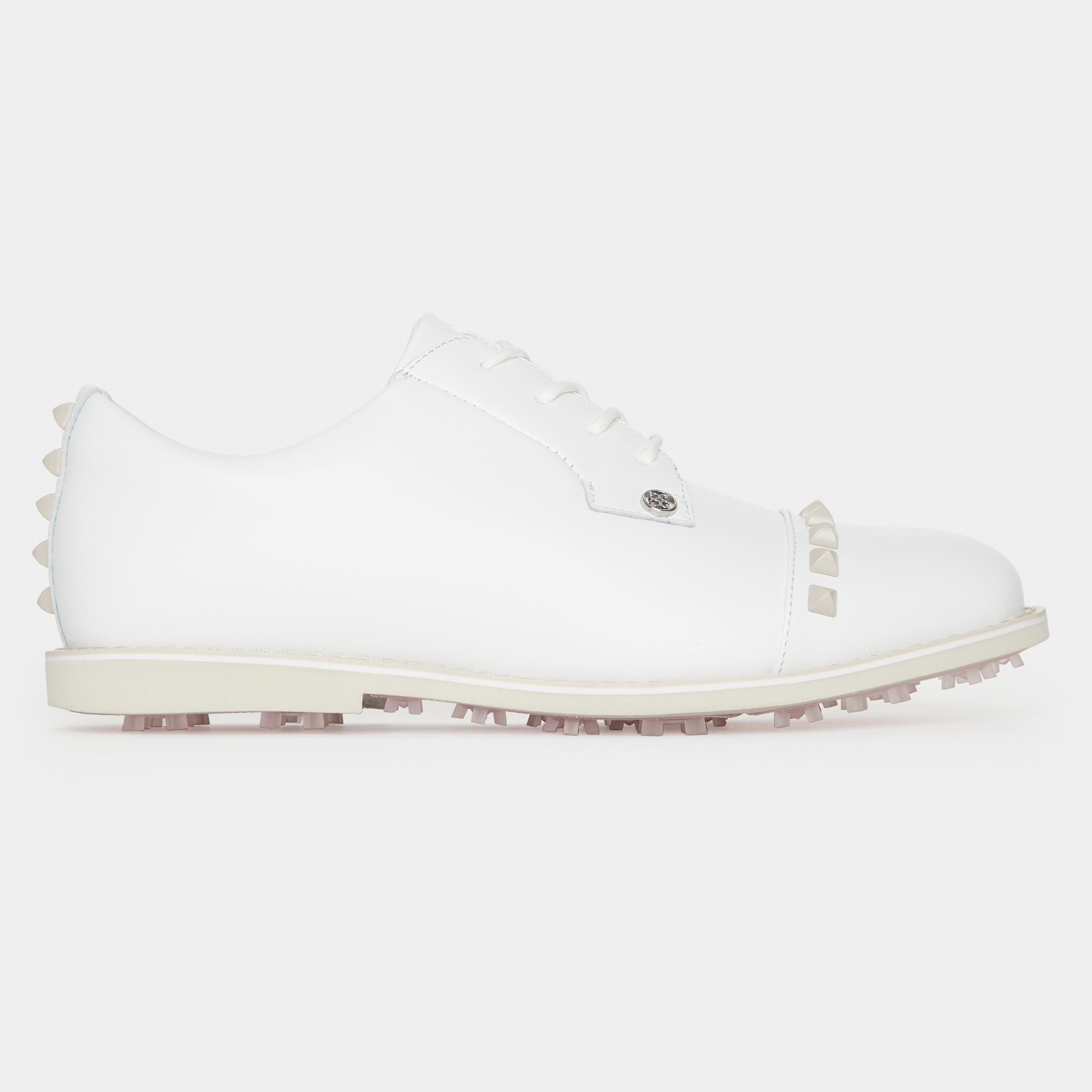 WOMEN'S GALLIVANTER LEATHER STUD CAP TOE GOLF SHOE Product Image