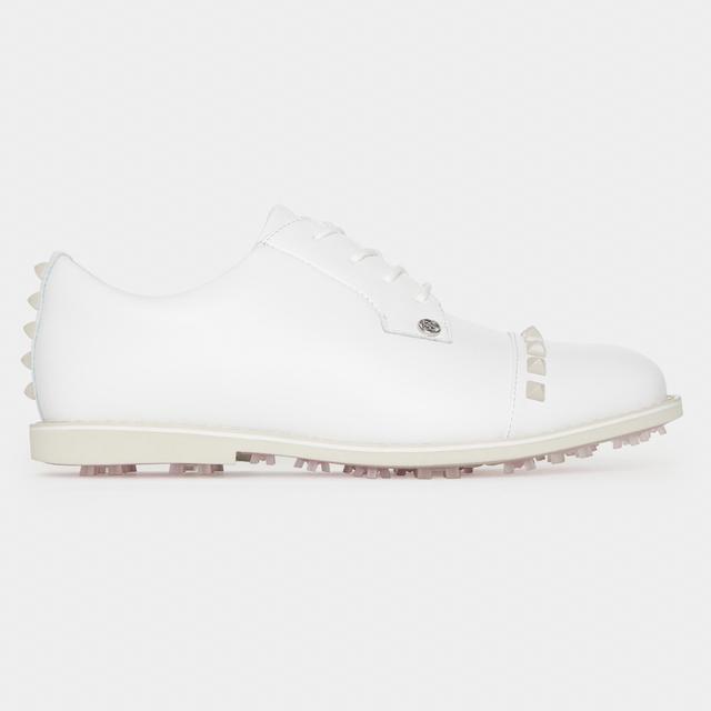 WOMEN'S GALLIVANTER LEATHER STUD CAP TOE GOLF SHOE Product Image