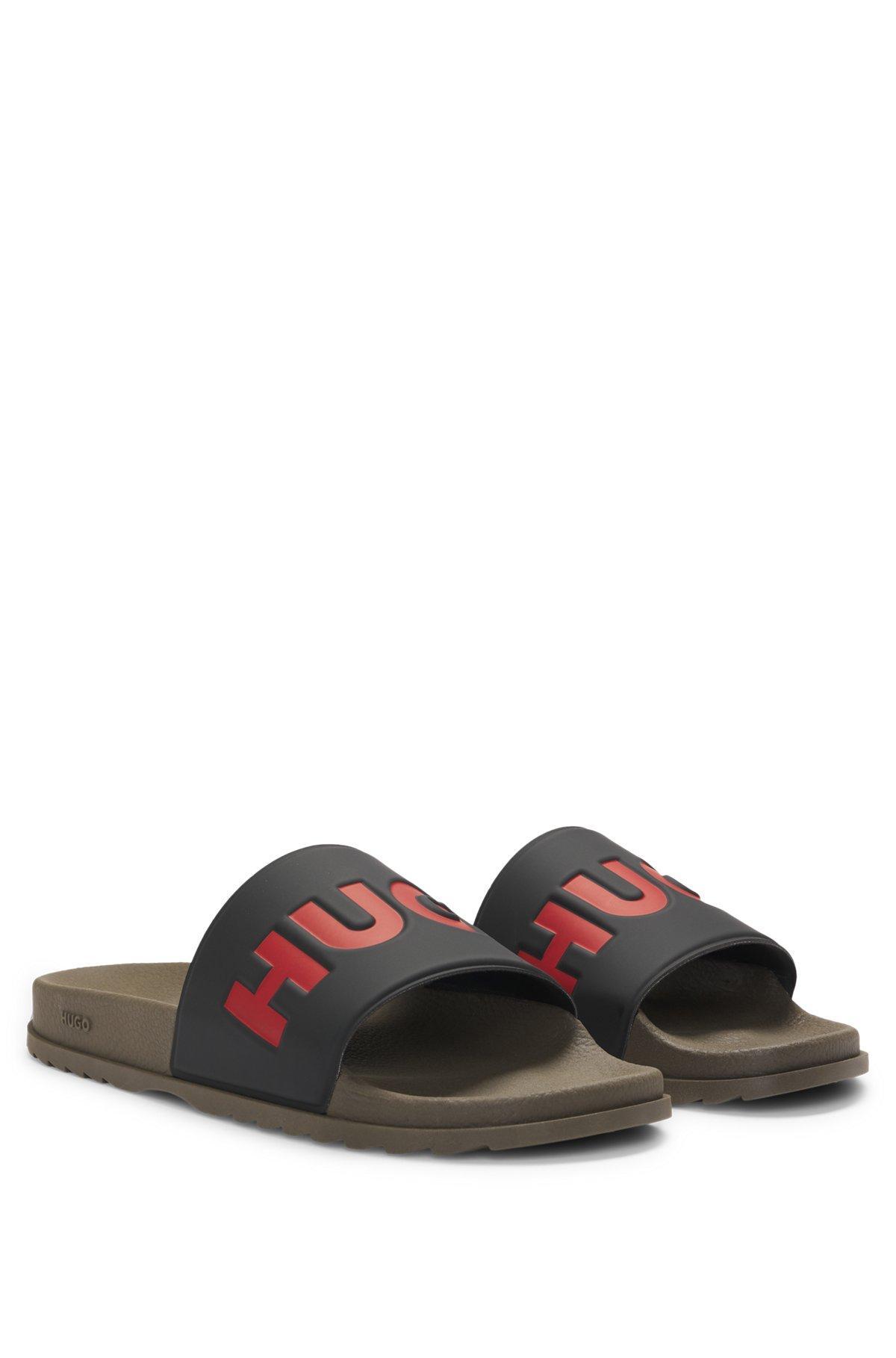 Slides with logo strap Product Image