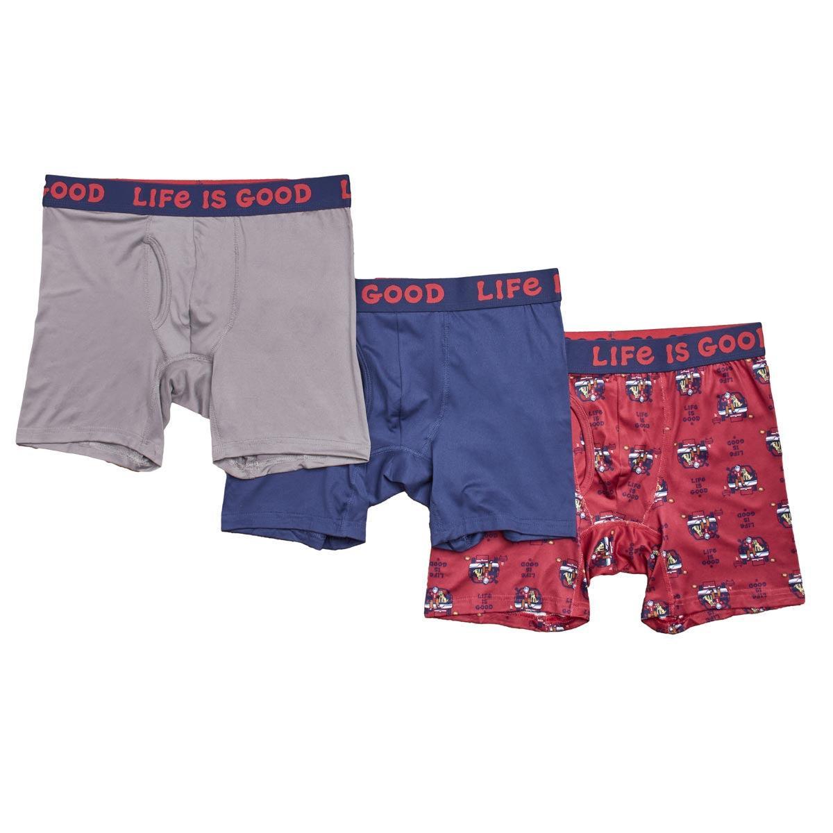 Life is Good Men's 3-Pack Super Soft Boxer Brief Product Image