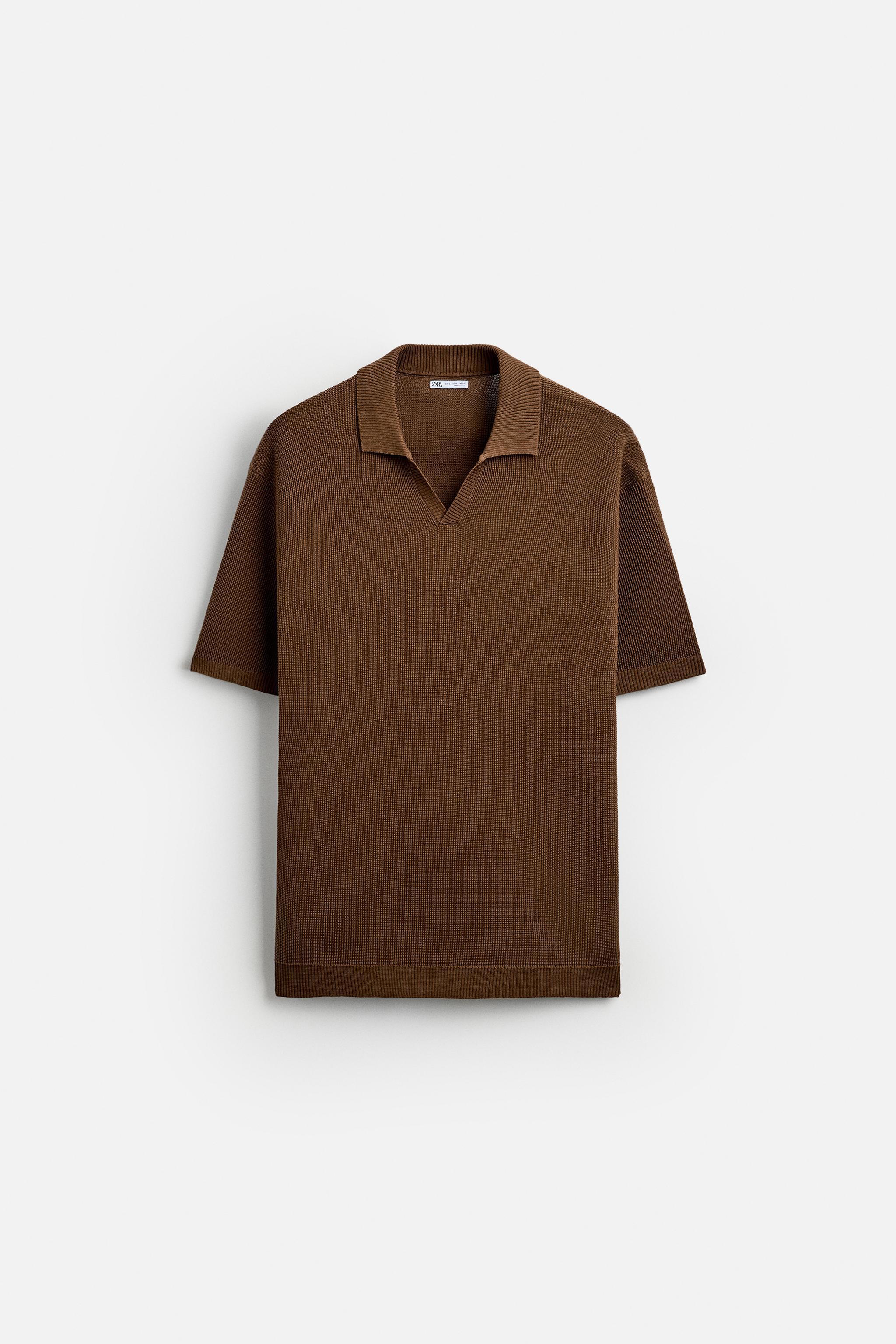 TEXTURED KNIT POLO Product Image