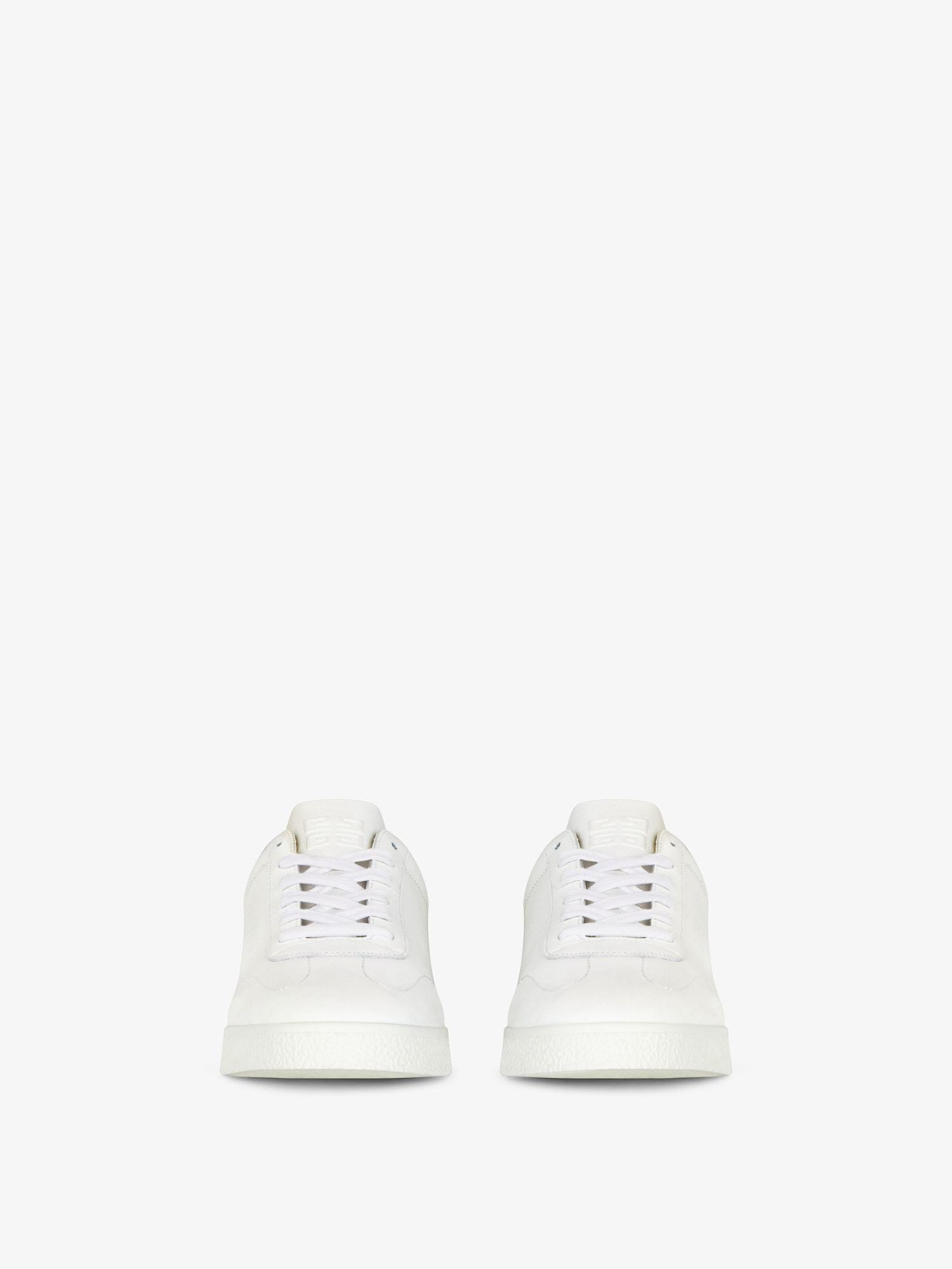 Town sneakers in leather Product Image