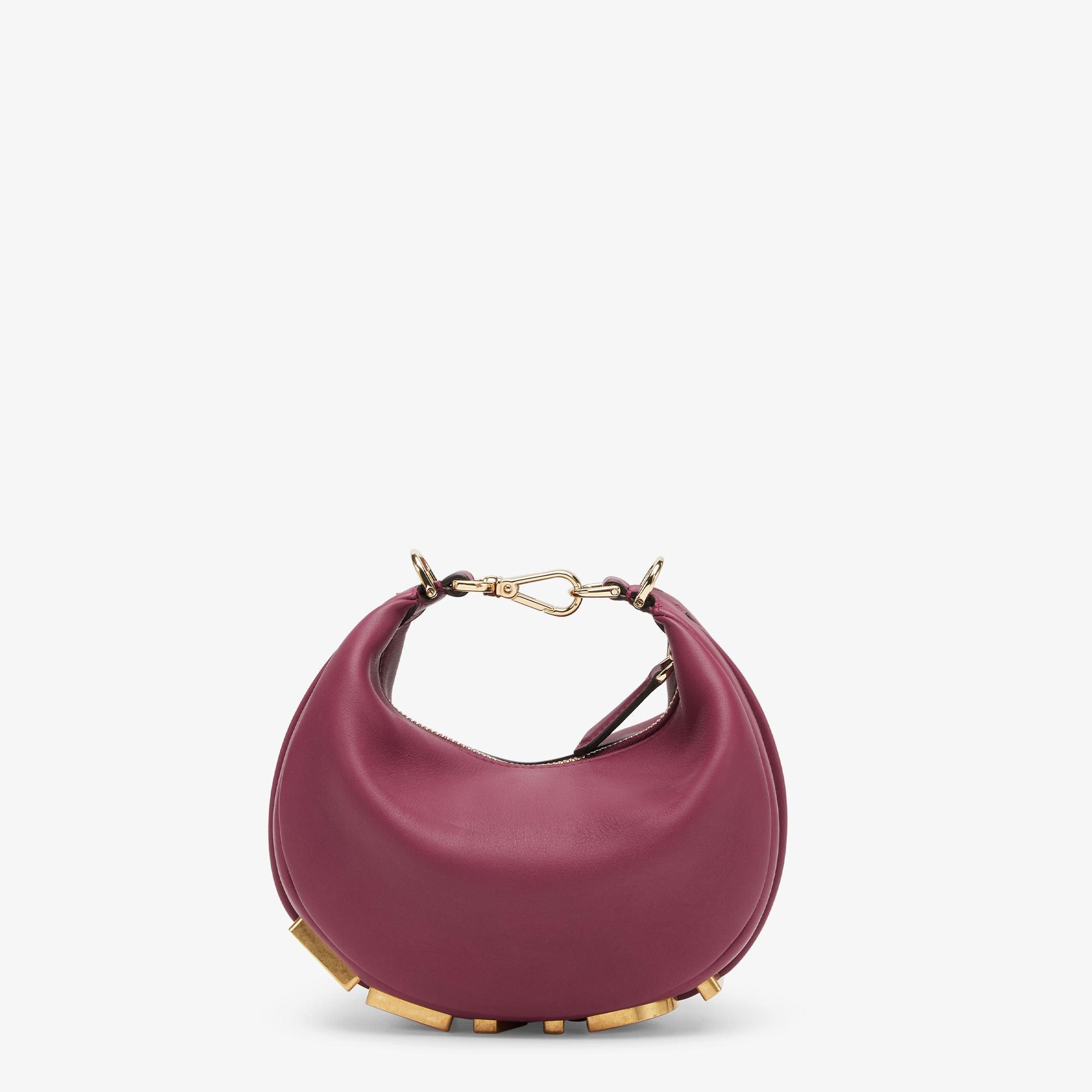 Fendigraphy MiniBurgundy leather mini-bag Product Image