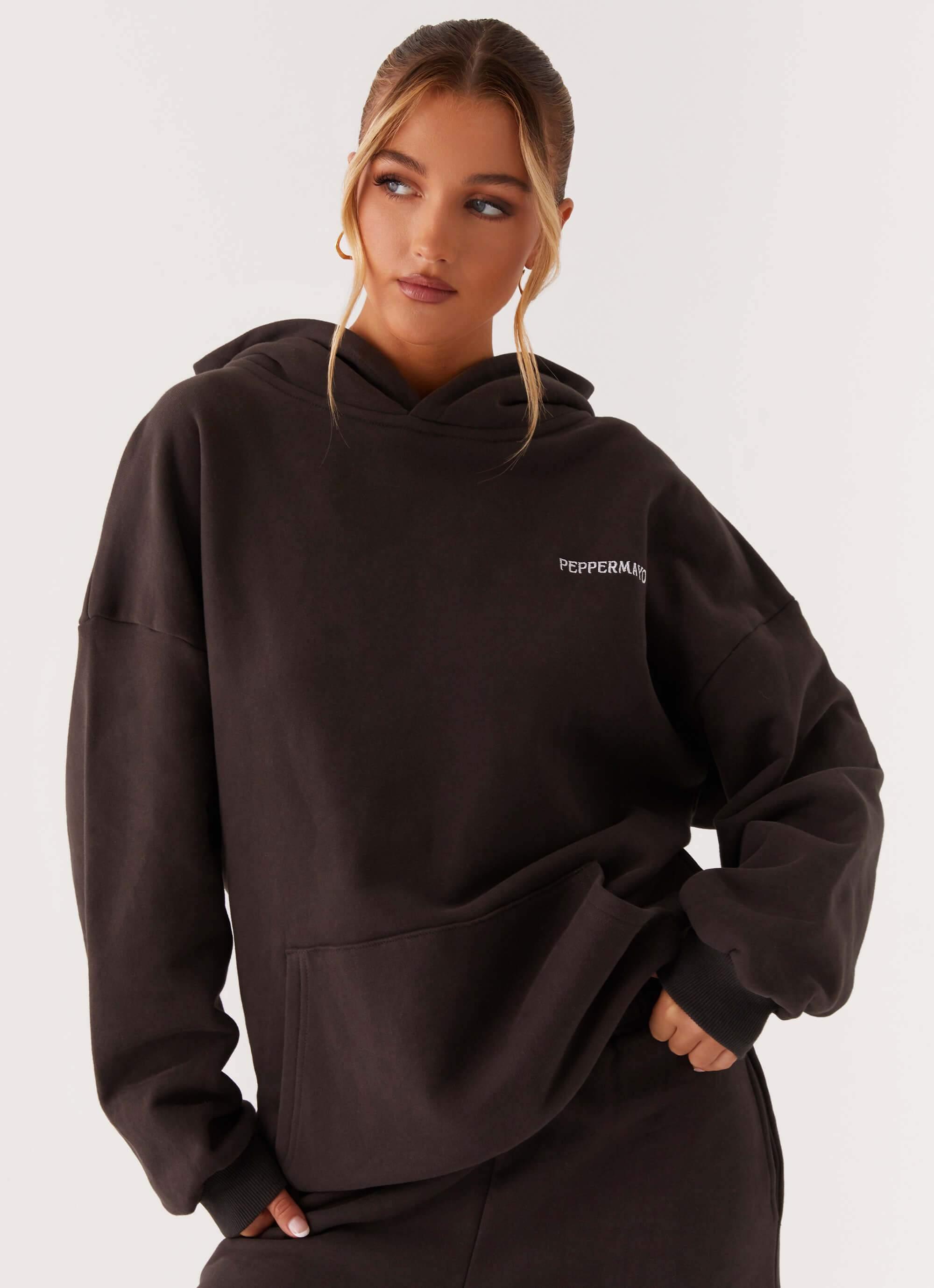 Signature Oversized Hoodie - Charcoal Product Image