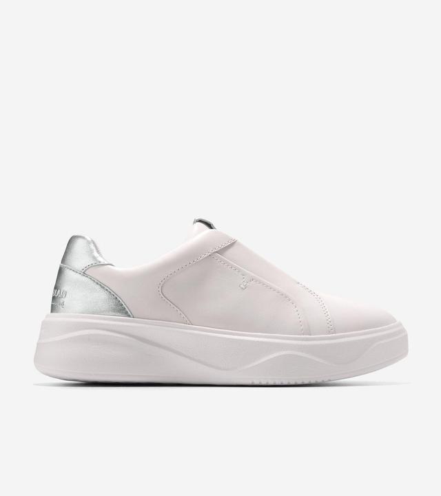 Cole Haan Womens Grandpro Demi Slip On Sneaker - Grey Size 11 Product Image