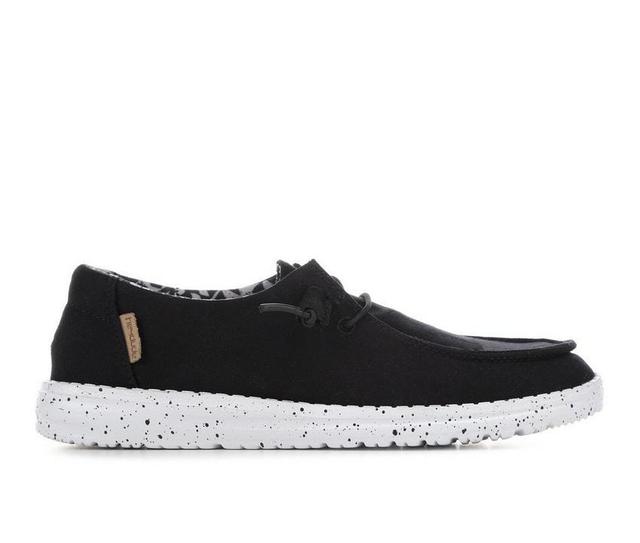 Women's HEYDUDE Wendy Black Odyssey Casual Shoes Product Image