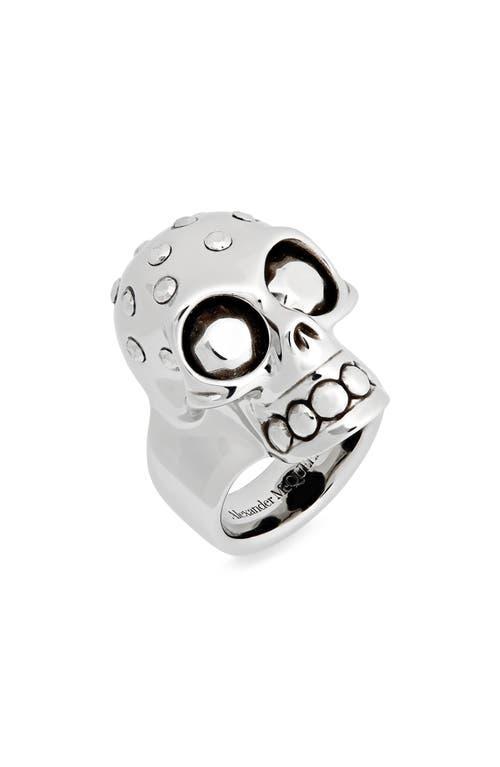 Alexander McQueen Mens The Knuckle Skull Ring Product Image