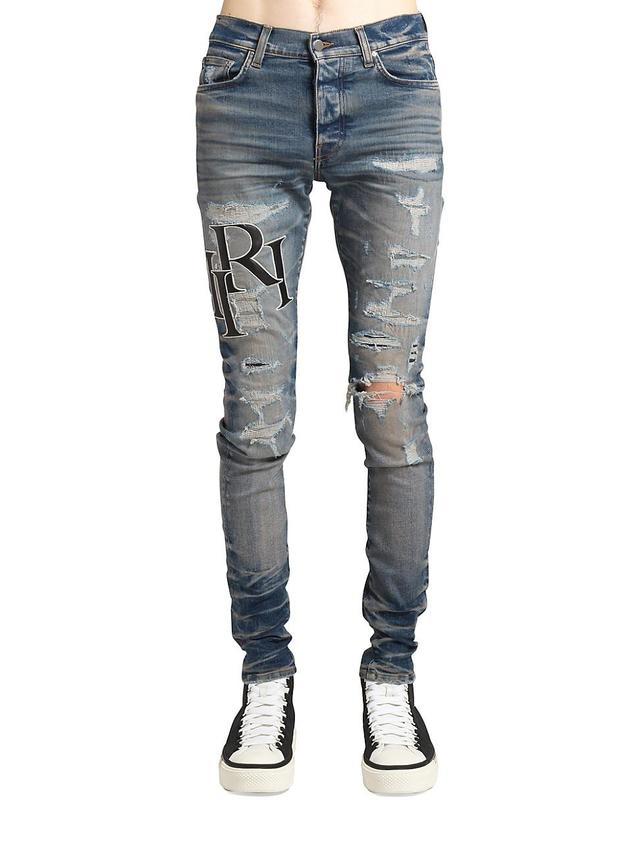 Mens D-Staggered Skinny Jeans Product Image