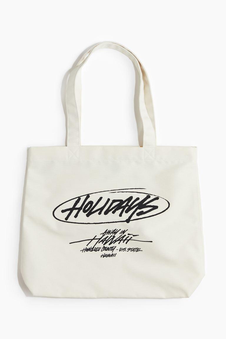 Printed Canvas Tote Bag product image