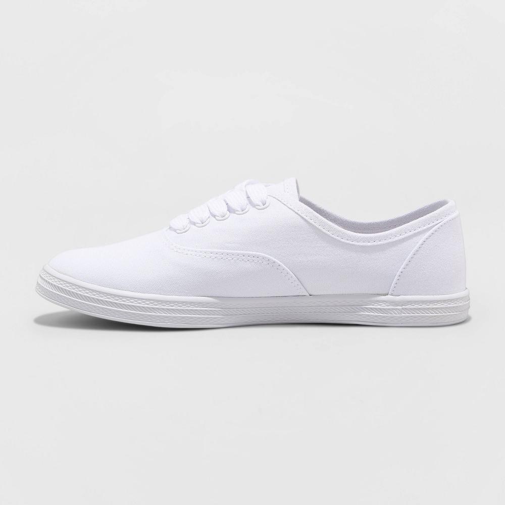 Women's Lunea Lace-Up Sneakers - Universal Thread™ White 12 Product Image