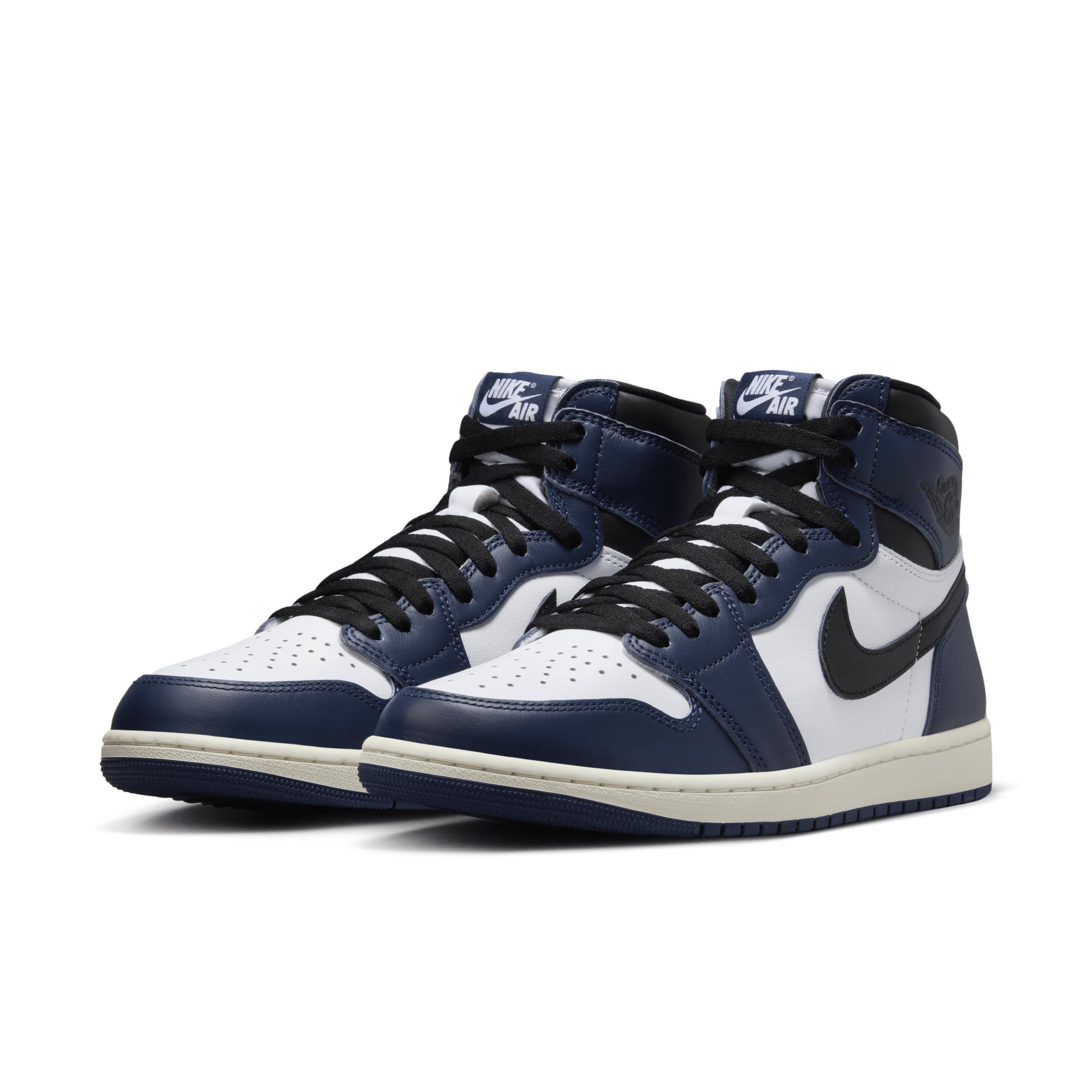 Men's Air Jordan 1 Retro High OG "Midnight Navy" Shoes Product Image