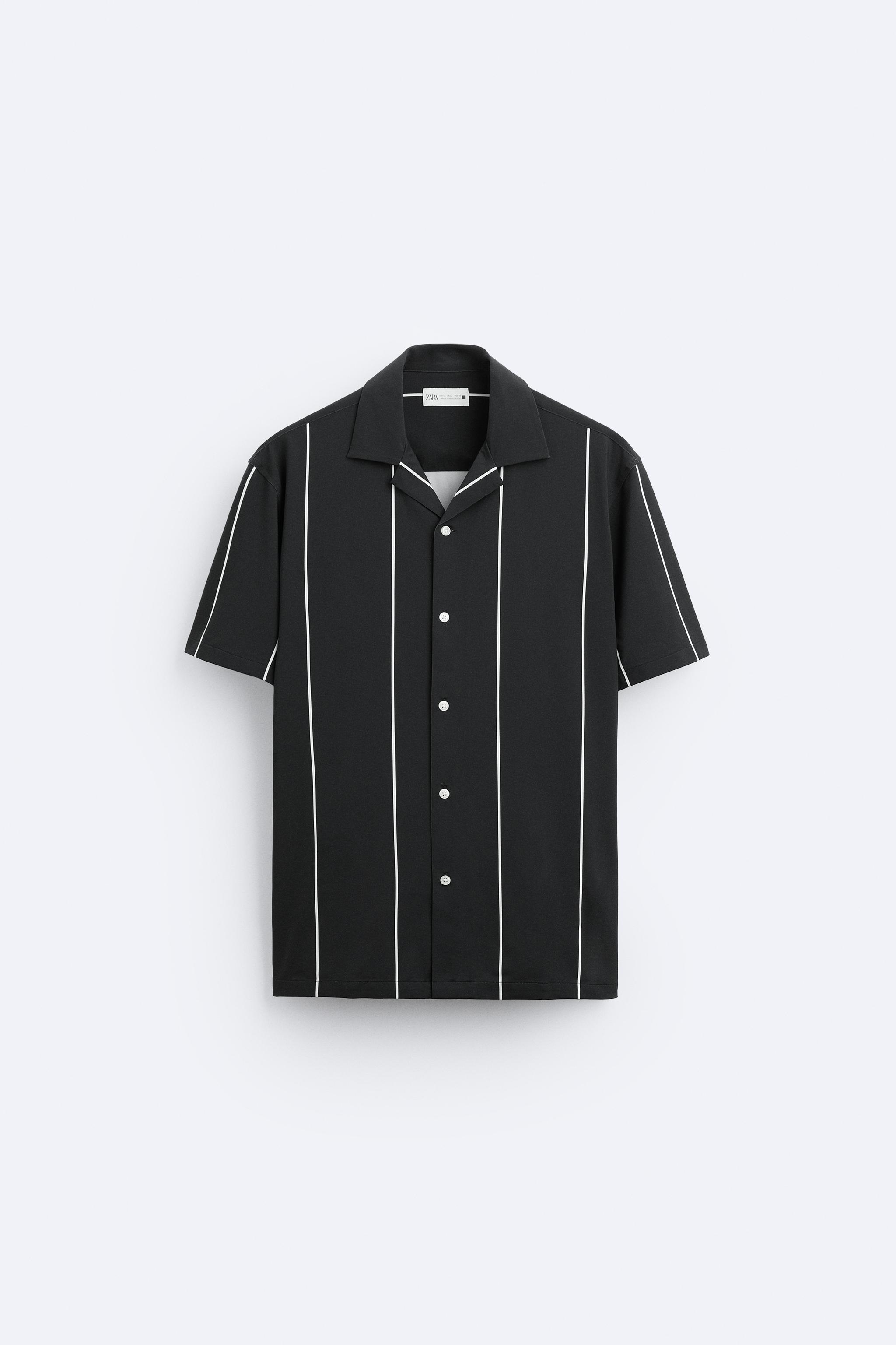 STRIPED STRETCH SHIRT Product Image