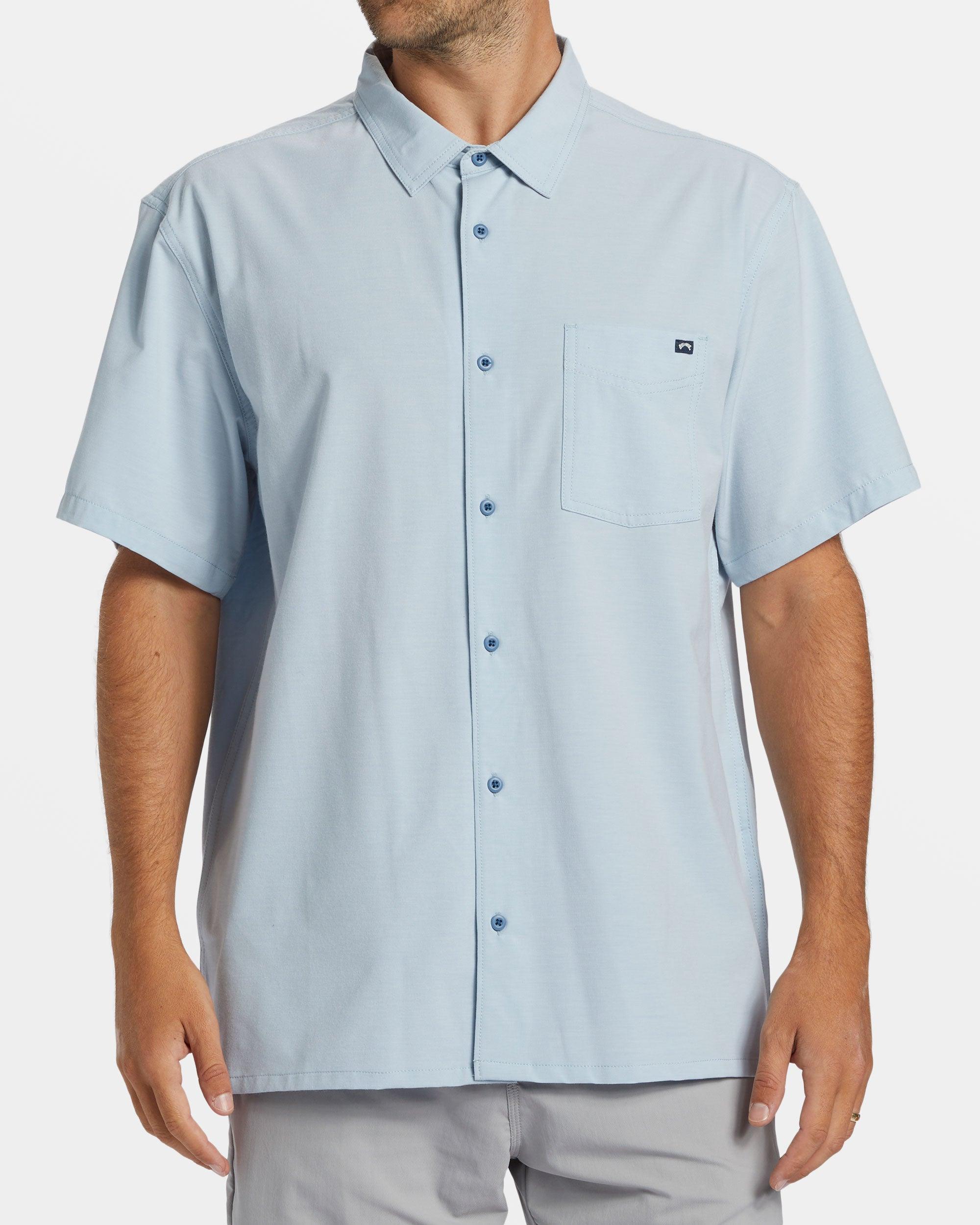 A/Div Surftrek Trail Short Sleeve Shirt - Smoke Blue Male Product Image