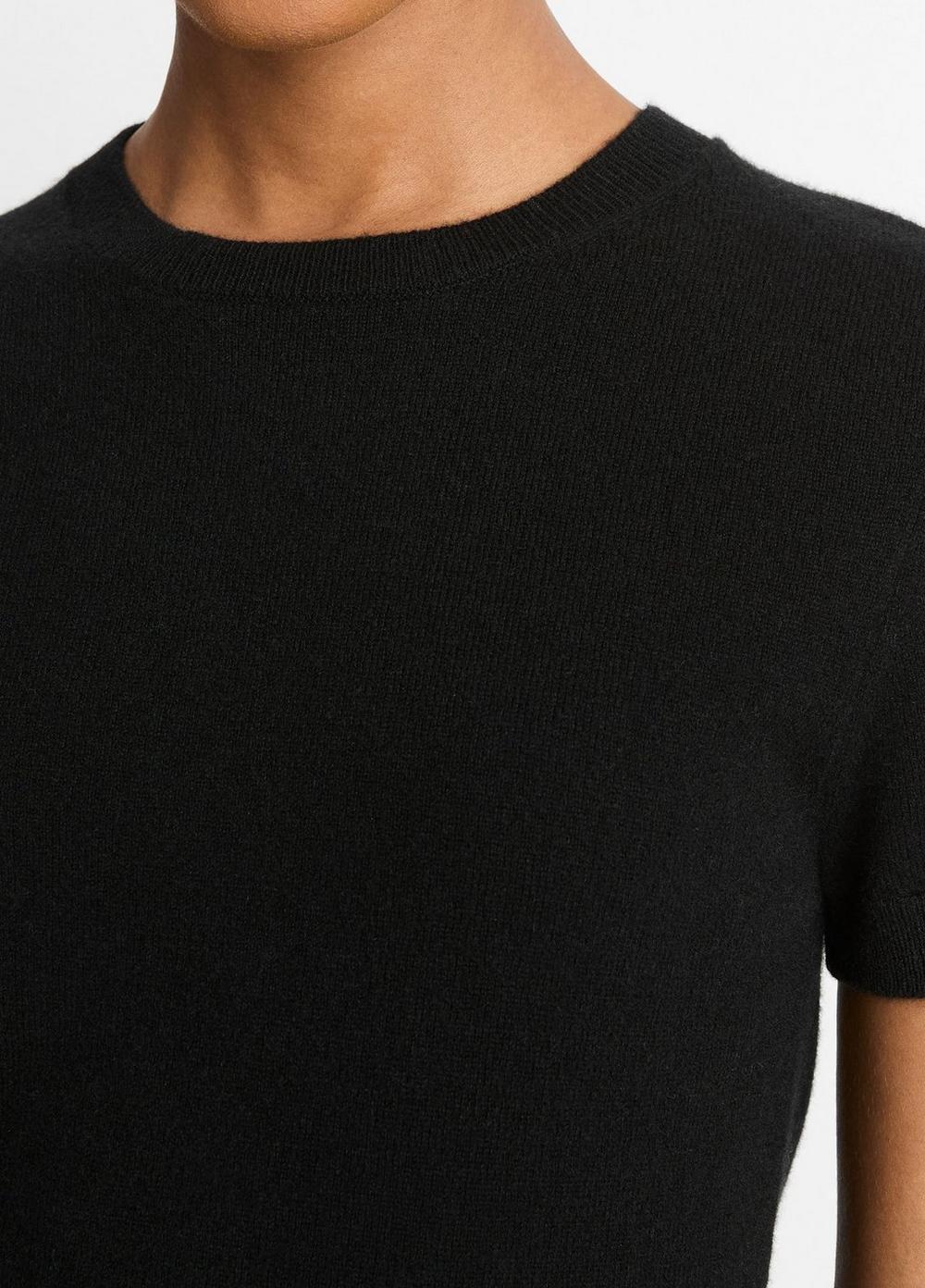 Wool & Cashmere-Blend Short-Sleeve Sweater Product Image