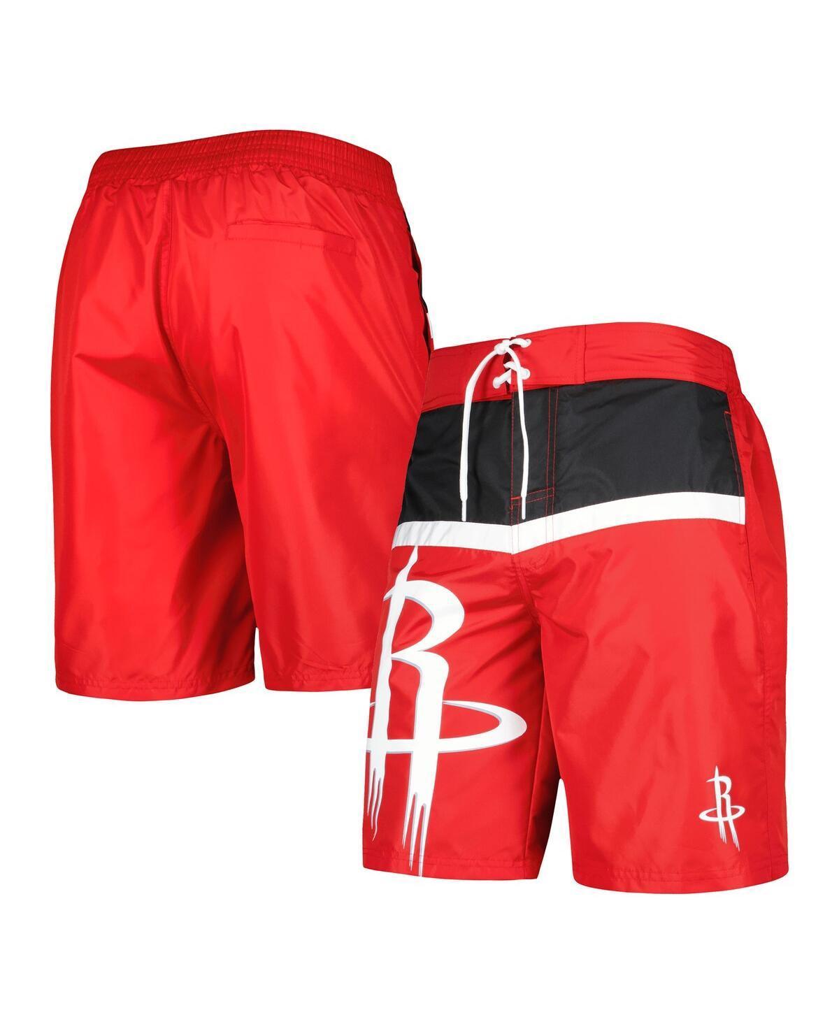 Mens G-iii Sports by Carl Banks Red Houston Rockets Sea Wind Swim Trunks Product Image