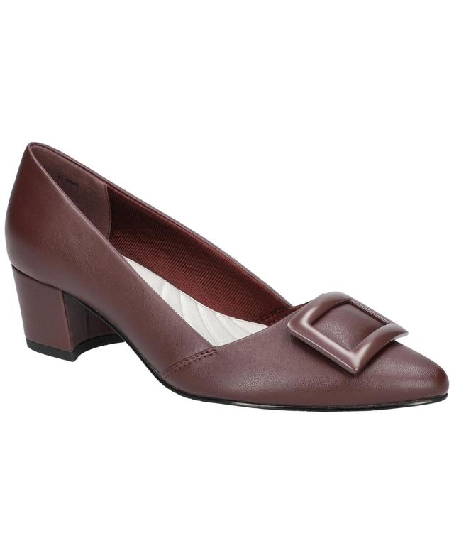 Easy Street Dali Womens Block Heel Pumps Brown Product Image