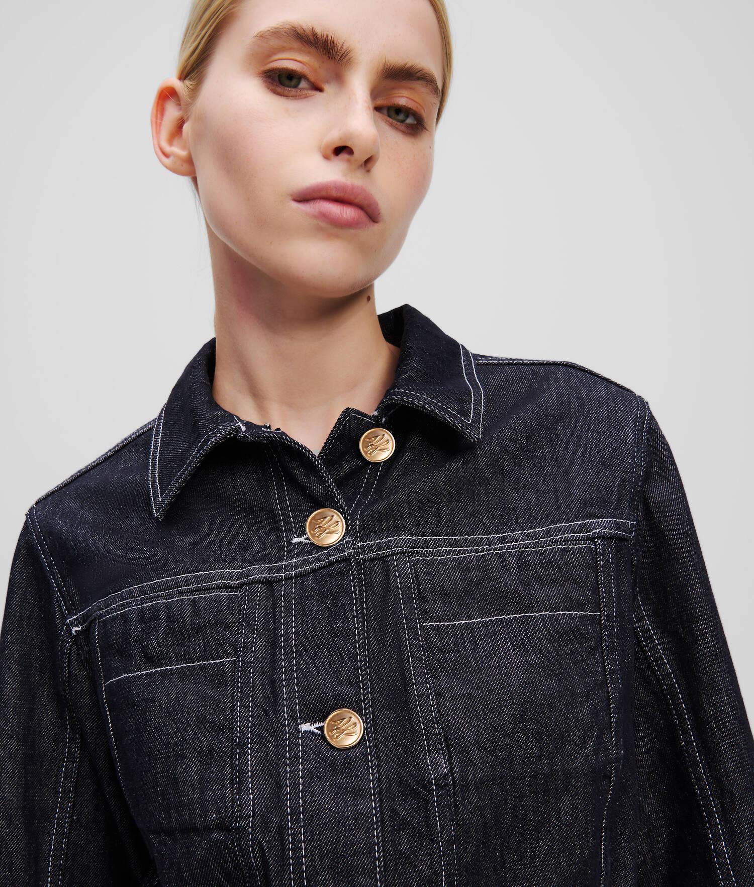 CROPPED DENIM JACKET Product Image